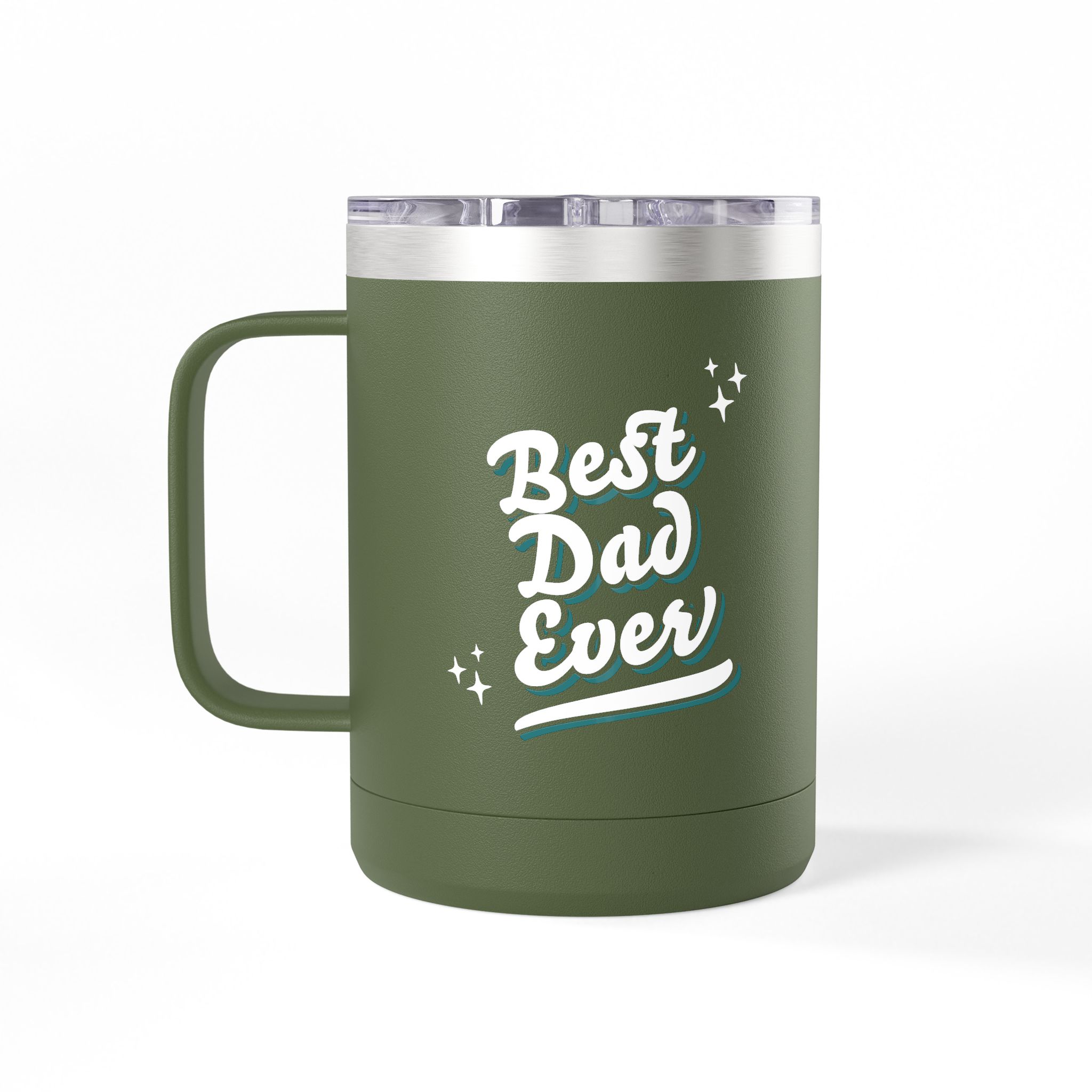 Best Dad Ever Hipster Travel Mug | 15oz Tumbler, Father's Day Gift - Image 6