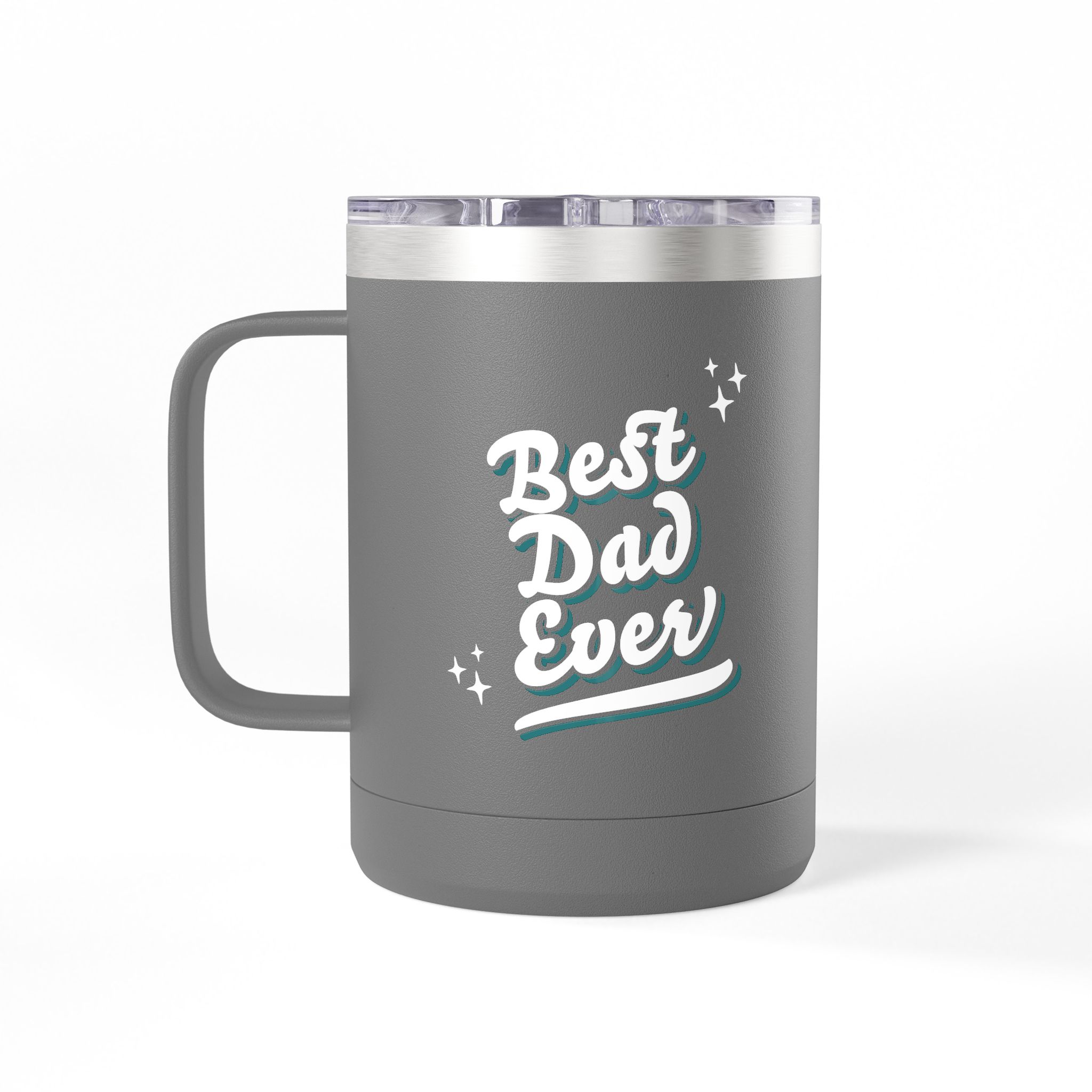 Best Dad Ever Hipster Travel Mug | 15oz Tumbler, Father's Day Gift - Image 7
