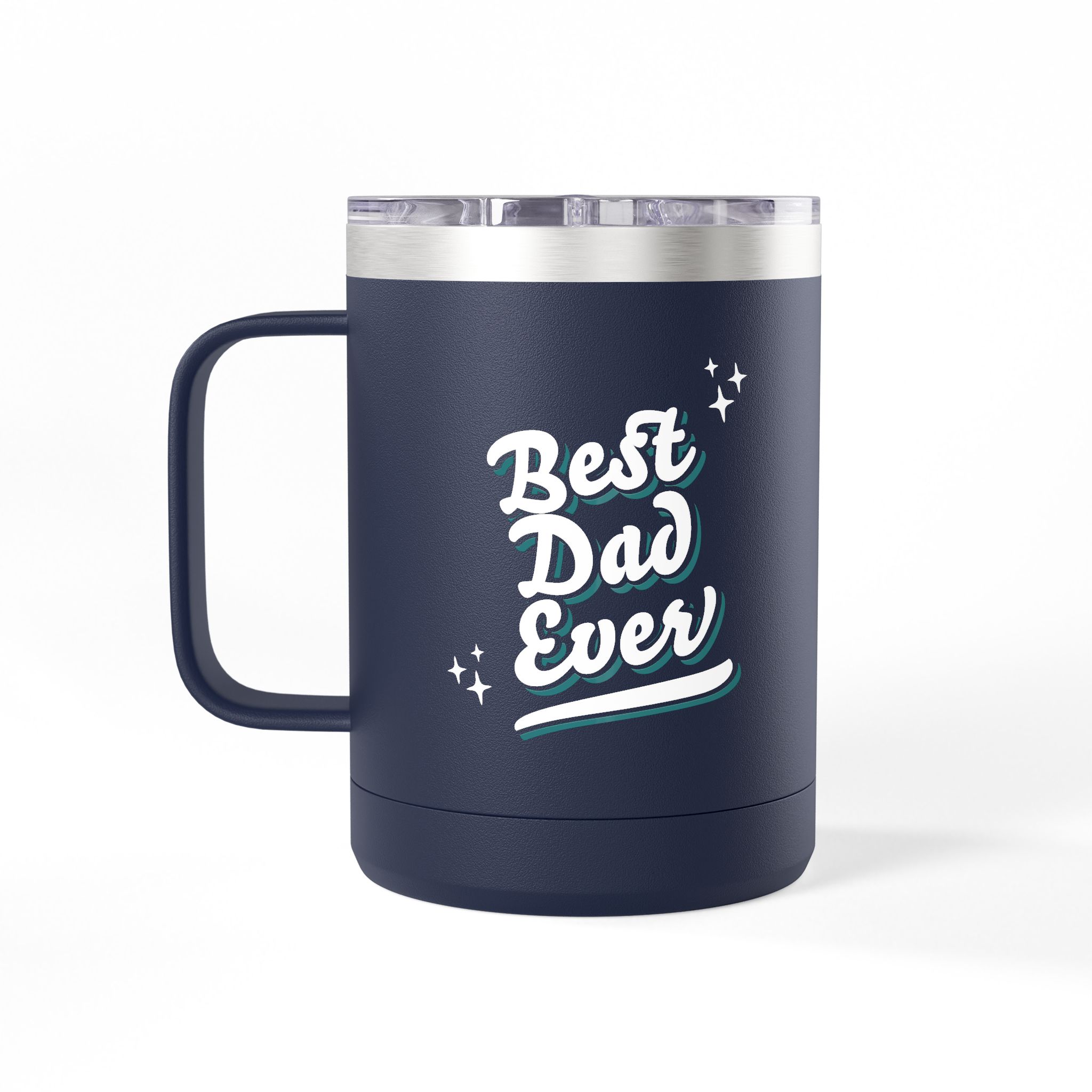 Best Dad Ever Hipster Travel Mug | 15oz Tumbler, Father's Day Gift - Image 10