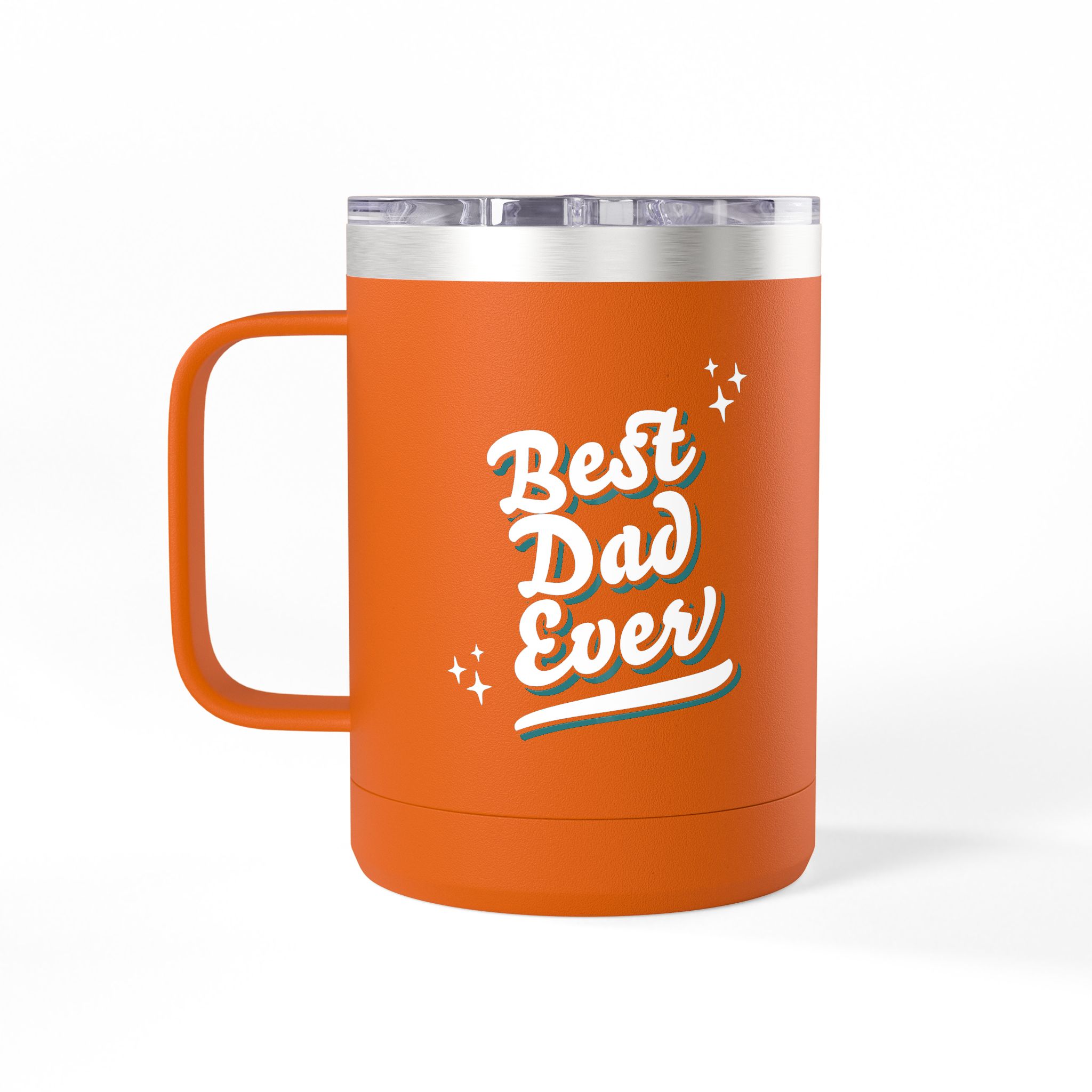Best Dad Ever Hipster Travel Mug | 15oz Tumbler, Father's Day Gift - Image 5